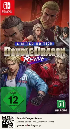Double Dragon Revive Nintendo Switch, Germany box front