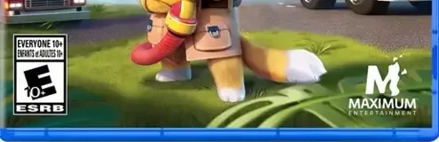 Leo: The Firefighter Cat, the ESRB box on its front