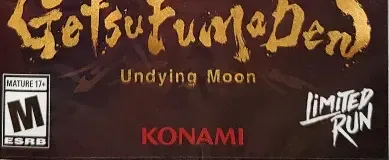 GetsuFumaDen: Undying Moon, the ESRB box on its front