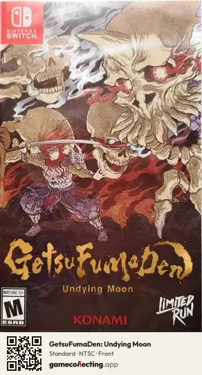 GetsuFumaDen: Undying Moon Nintendo Switch, NTSC box front