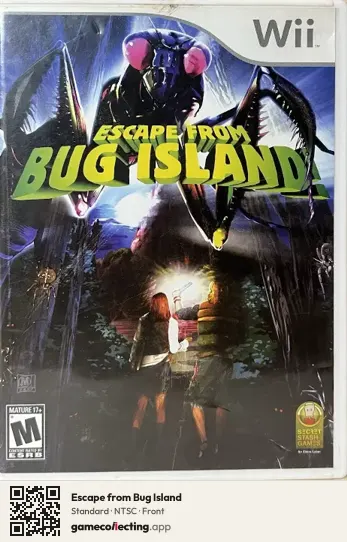 Escape from Bug Island Nintendo Wii, NTSC box front