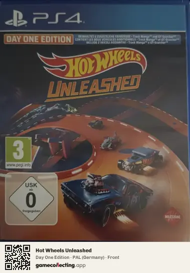 Hot Wheels Unleashed PlayStation 4, Germany box front