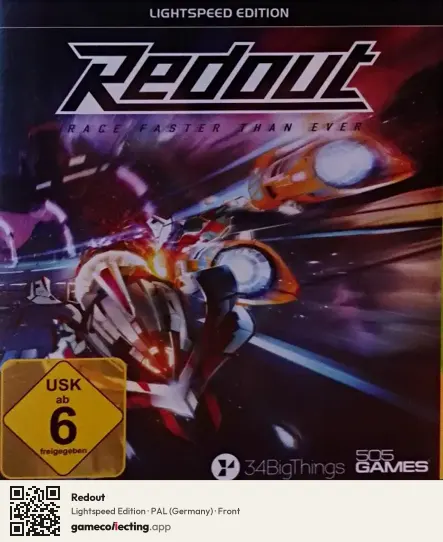 Redout Xbox One, Germany box front