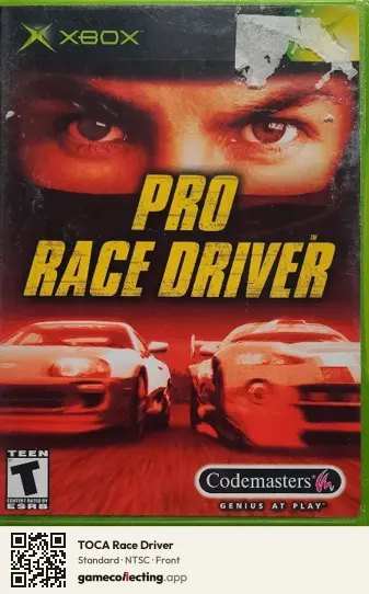 TOCA Race Driver Xbox, NTSC box front