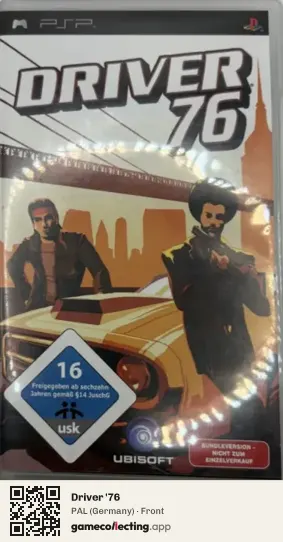 Driver '76 PlayStation Portable, Germany box front