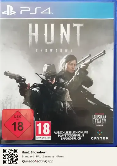 Hunt: Showdown PlayStation 4, Germany box front