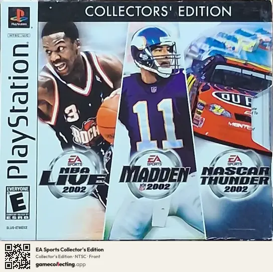EA Sports Collector's Edition PlayStation, NTSC box front