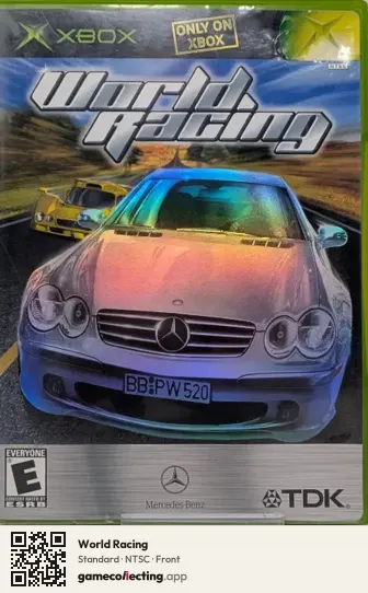 World Racing Xbox, NTSC box front