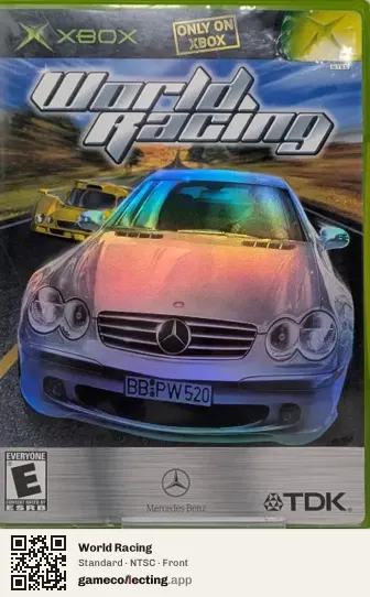 World Racing Xbox, NTSC box front