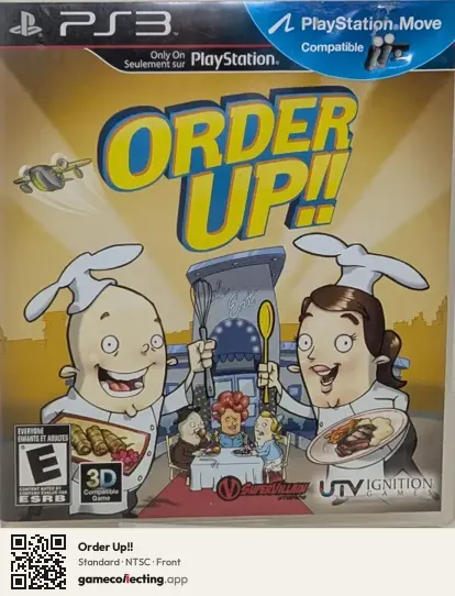 Order Up!! PlayStation 3, NTSC box front