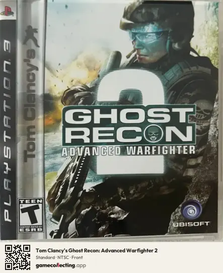 Tom Clancy's Ghost Recon: Advanced Warfighter 2 PlayStation 3, NTSC box front