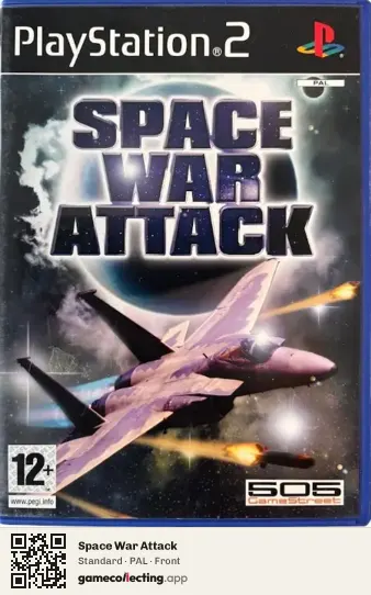 Space War Attack PlayStation 2, PAL box front