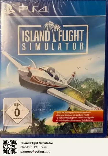 Island Flight Simulator PlayStation 4, PAL box front