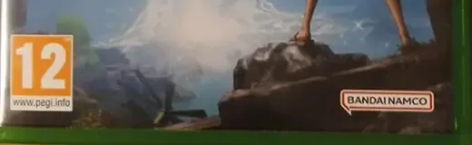 One Piece Odyssey, the PEGI square on its front