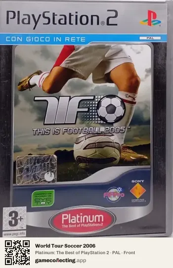 World Tour Soccer 2006 PlayStation 2, PAL box front