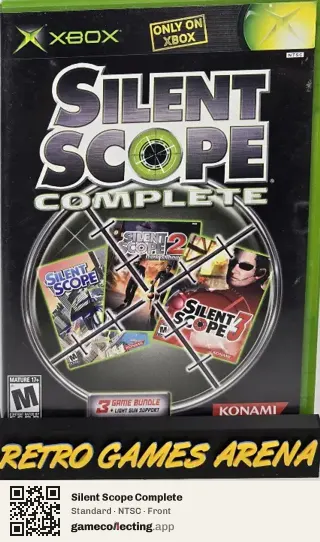 Silent Scope Complete Xbox, NTSC box front
