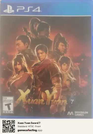 Xuan Yuan Sword 7 PlayStation 4, NTSC box front