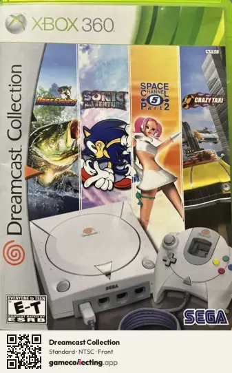 Dreamcast Collection Xbox 360, NTSC box front
