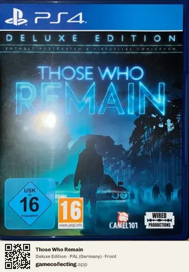 Those Who Remain PlayStation 4, Germany box front
