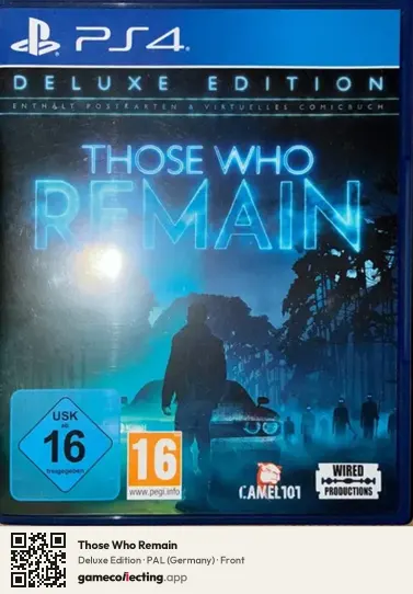 Those Who Remain PlayStation 4, Germany box front