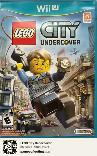 LEGO City Undercover Nintendo Wii U, NTSC box front