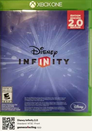 Disney Infinity 2.0 Xbox One, NTSC box front