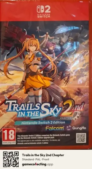 Trails in the Sky 2nd Chapter Nintendo Switch 2, PAL box front