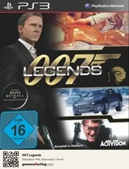 007 Legends PlayStation 3, Germany box front