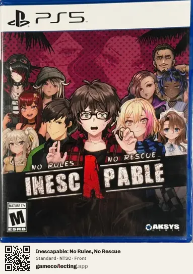 Inescapable: No Rules, No Rescue PlayStation 5, NTSC box front
