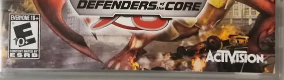 Bakugan: Defenders of the Core, the ESRB box on its front