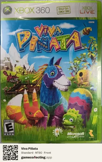 Viva Piñata Xbox 360, NTSC box front