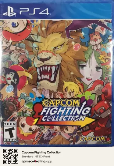 Capcom Fighting Collection PlayStation 4, NTSC box front