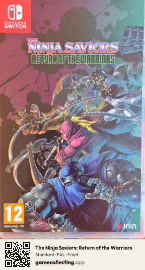 The Ninja Saviors: Return of the Warriors Nintendo Switch, PAL box front