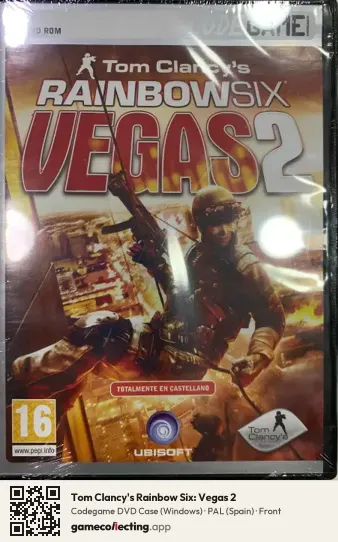 Tom Clancy's Rainbow Six: Vegas 2 Computer, Spain box front