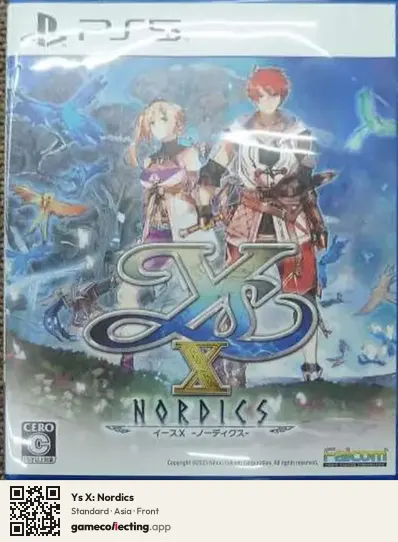Ys X: Nordics PlayStation 5, Asia box front