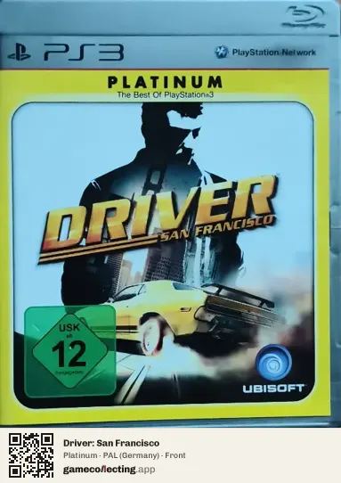 Driver: San Francisco PlayStation 3, Germany box front