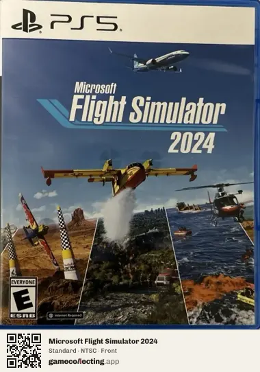 Microsoft Flight Simulator 2024 PlayStation 5, NTSC box front