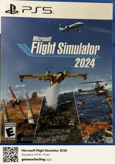 Microsoft Flight Simulator 2024 PlayStation 5, NTSC box front