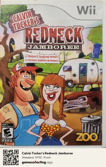 Calvin Tucker's Redneck Jamboree Nintendo Wii, NTSC box front
