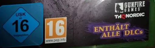 Darksiders II, the USK square on its front