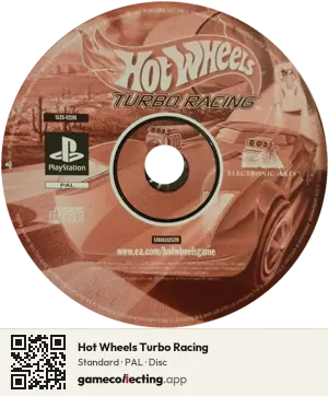 Hot Wheels Turbo Racing PlayStation, PAL disc