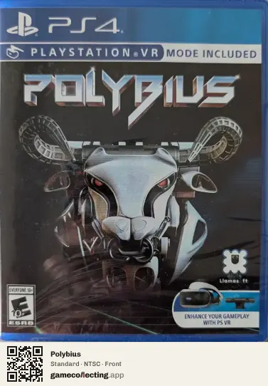 Polybius PlayStation 4, NTSC box front