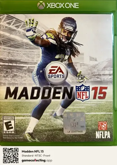 Madden NFL 15 Xbox One, NTSC box front