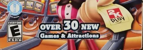 New Carnival Games, the ESRB box on its front
