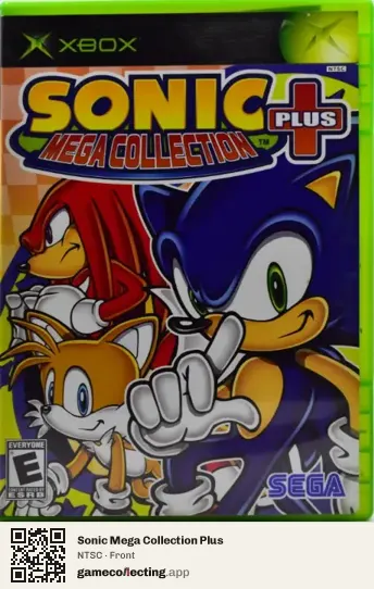 Sonic Mega Collection Plus Xbox, NTSC box front