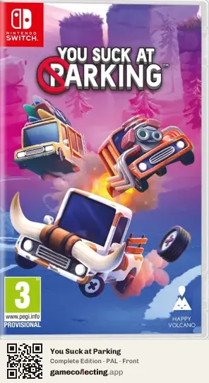 You Suck at Parking Nintendo Switch, PAL box front
