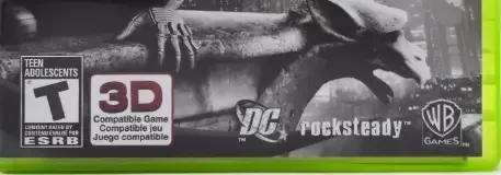 Batman: Arkham City, the ESRB box on its front