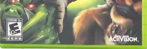 Crash: Mind Over Mutant, the ESRB box on its front