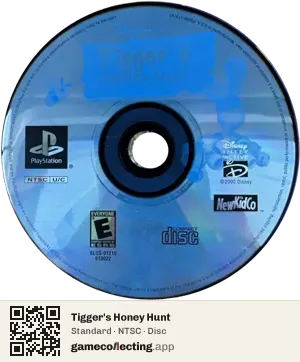 Tigger's Honey Hunt PlayStation, NTSC disc