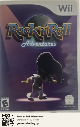 Rock 'n' Roll Adventures Nintendo Wii, NTSC box front